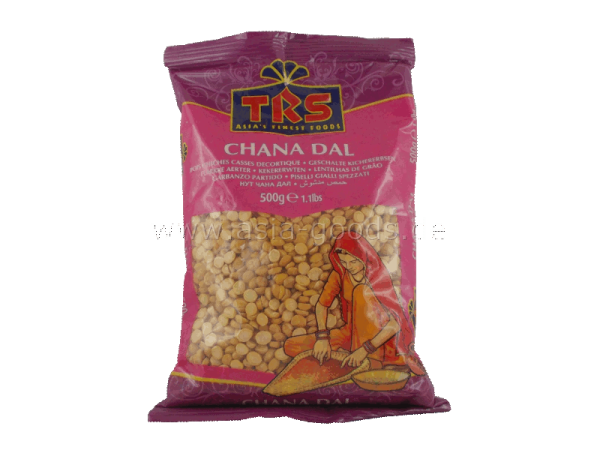 Chana Dal – geschälte Kichererbsen – TRS 500g