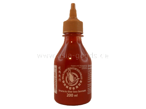 Sriracha Chilisoße mit Knoblauch - Flying Goose 200ml