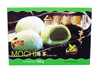 Mochi, gefüllte Klebreiskuchen – grüner...