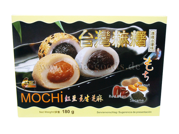 Mochi, gefüllte Klebreiskuchen – gemischte Sorten – AWON 180g