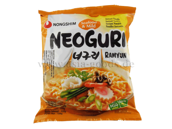 MHD - Instant Nudelsuppe Meeresfrüchte – mild -  NONGSHIM 120g