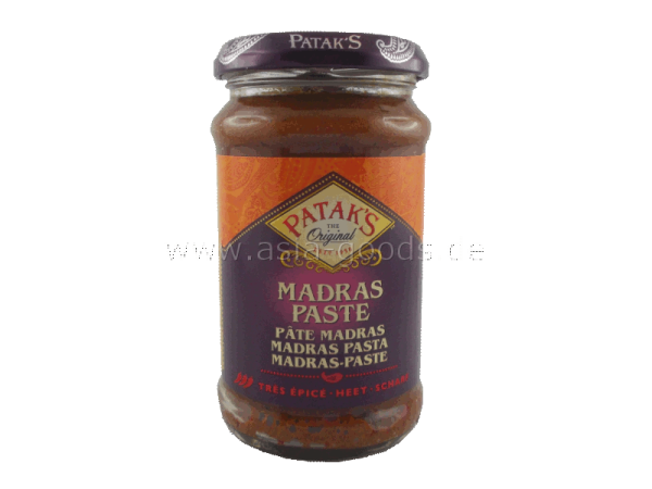 Madras-Currypaste scharf – PATAK´S 283g