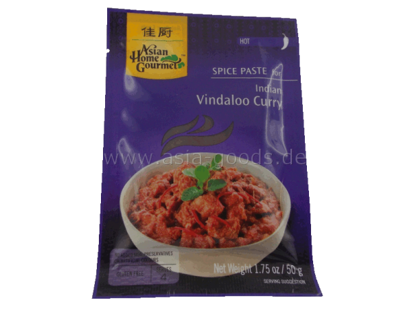 Würzpaste für Indisches Vindaloo Curry– AHG 50g
